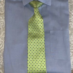 Lime tossed diamond tie